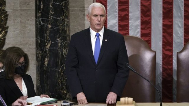 <p>
	Вицепрезидентът на САЩ Майк Пенс. <em>Снимка: Bloomberg L.P.</em></p>
