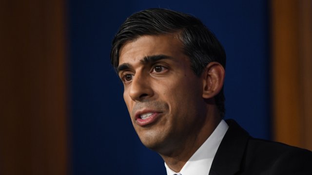 Британският премиер Риши Сунак. Снимка: Bloomberg