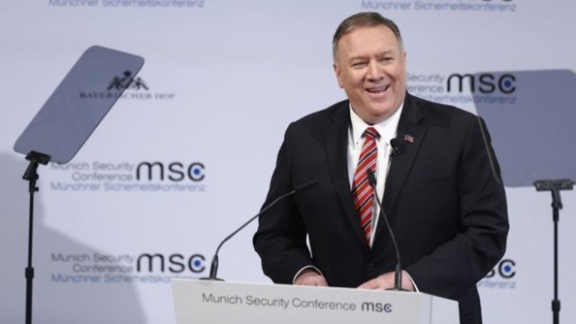 <p>
	Майк Помпео. <em>Снимка:&nbsp;Michaela Handrek-Rehle/Bloomberg&nbsp;</em></p>
