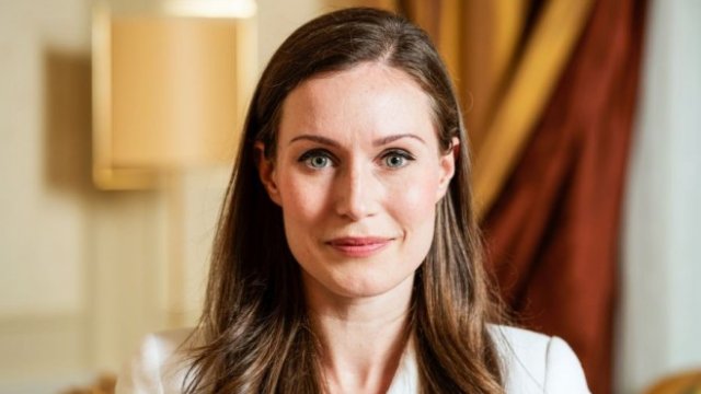 <p>
	Премиерът на Финландия Сана Марин. <em>Снимка: Roni Rekomaa/Bloomberg</em></p>
