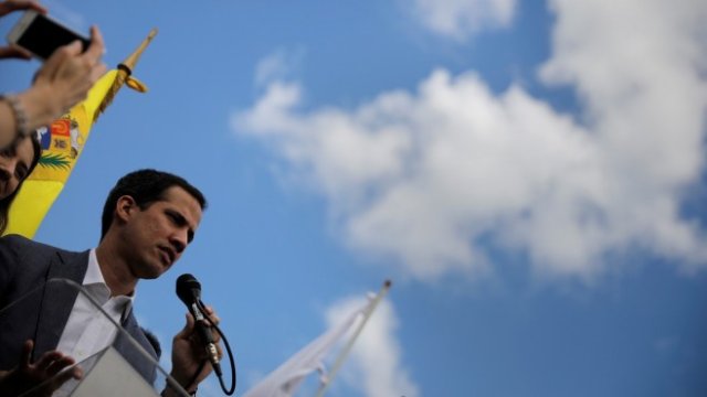 <p>
	Хуан Гуайдо. <em>Снимка: Ройтерс</em></p>
