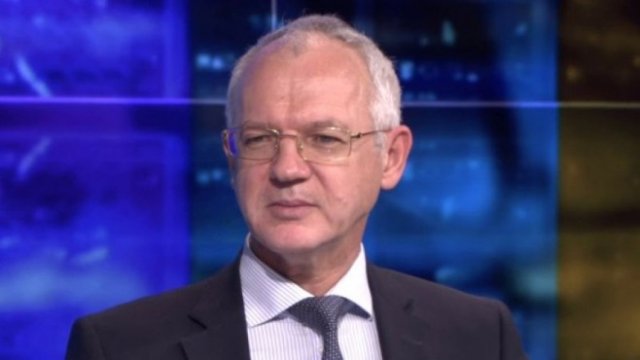 <p>
	Председателят на АИКБ Васил Велев. <em>Снимка: Bloomberg TV Bulgaria</em></p>
