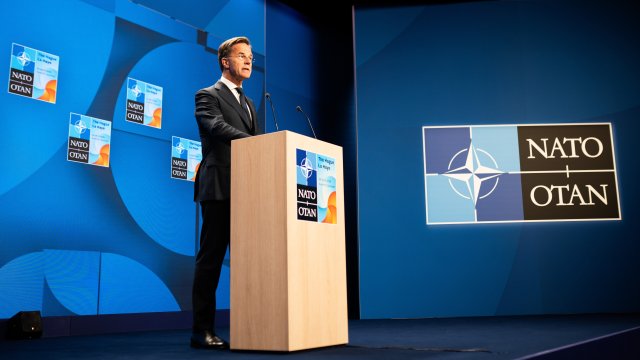 Генералният секретар на НАТО Марк Рюте. Снимка: Bloomberg LP