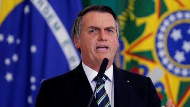 <p>
	&quot;Тропическият Тръмп&quot; Жаир Болсонаро. <em>Снимка: Ройтерс</em></p>
