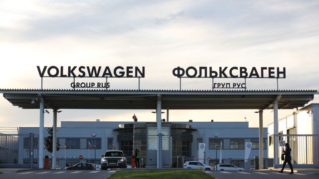 Заводът на VW в Калуга. Снимка: Andrey Rudakov/Bloomberg