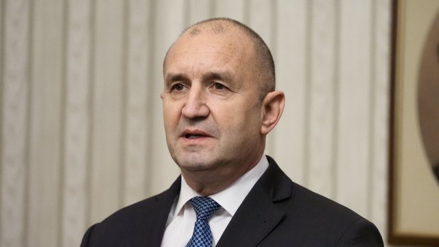 Президентът на България Румен Радев. Снимка: БГНЕС/СТЕФАН ВАСИЛЕВ