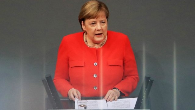 <p>
	Германският канцлер Ангела Меркел. <em>Снимка: Bloomberg L.P.</em></p>
