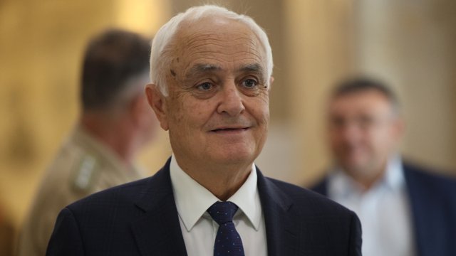 Служебният министър на отбраната Атанас Запрянов. Снимка: Надежда Пеева, БГНЕС