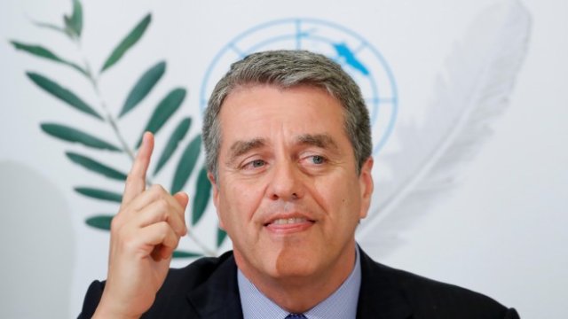 <p>
	Роберто Азеведо, генерален директор на Световната търговска организация.<em> Снимка: Ройтерс</em></p>
