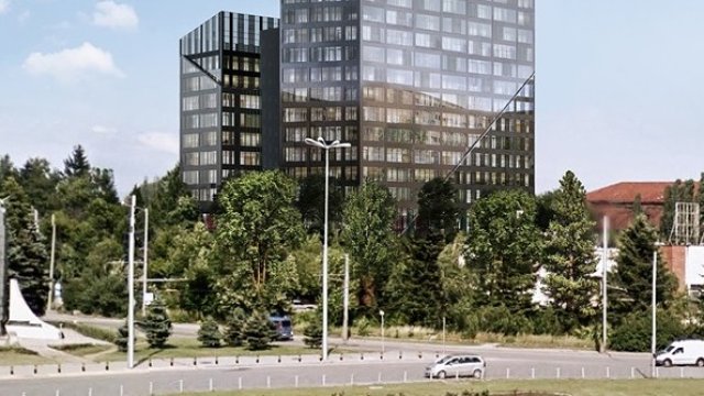 <p>
	Проект на сградата в София Тех Парк Снимка: brefbg.com</p>
