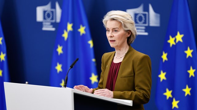 Председателят на ЕК Урсула фон дер Лайен. Снимка: Bloomberg L.P.