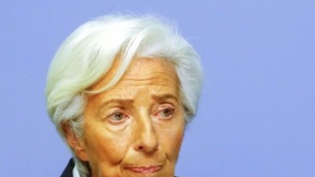 <p>
	Кристин Лагард, управител на ЕЦБ. Снимка: Bloomberg</p>
