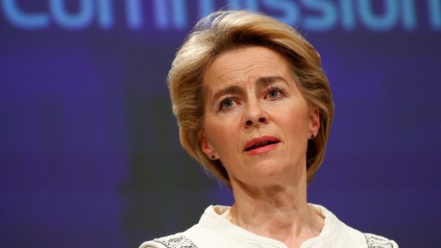 <p>
	Председателят на Европейската комисия Урсула фон дер Лайен. <em>Снимка: Ройтерс</em></p>
