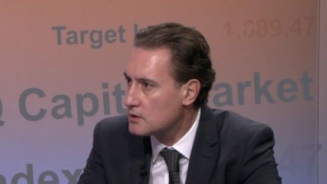 <p lang="zxx">
	Изпълнителният директор на&nbsp;&quot;Хювефарма&quot;&nbsp;Кирил Домусчиев. <em>Снимка: Bloomberg TV Bulgaria</em></p>
