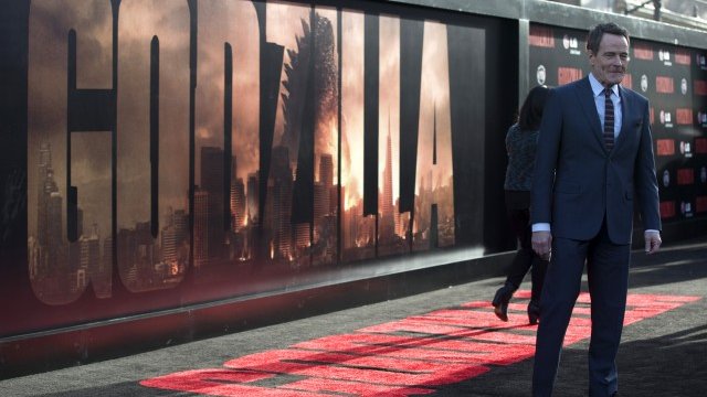 <p>
	Брайън Кранстън на премиерата на &quot;Годзила&quot; в Холивуд.<em> Снимка: архив Ройтерс</em></p>
