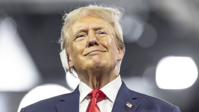 Доналд Тръмп на националния конгрес на Републиканската партия. Снимка: EPA/БГНЕС