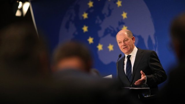 <p>
	Олаф Шолц. <em>Снимка: Krisztian Bocsi/Bloomberg</em></p>
