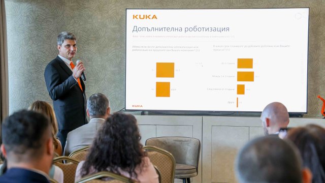 Иво Трайков, представител на KUKA Robotics за България. Снимка: KUKA