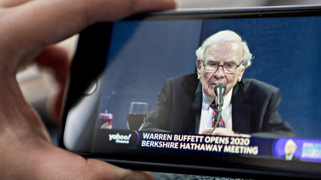 Уорън Бъфет през 2020 г. Снимка: Andrew Harrer/Bloomberg