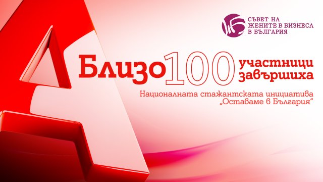 Завърши шестото издание на стажантската инициатива на Съвета на жените в бизнеса, подкрепено от А1