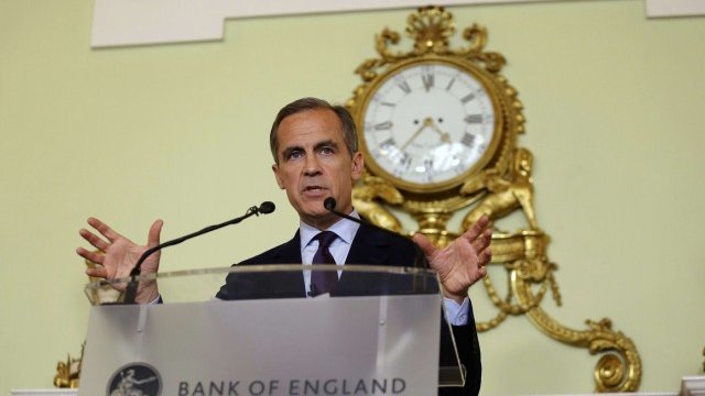 <p>
	Управителят на BOE Марк Карни. <em>Снимка: Ройтерс</em></p>
