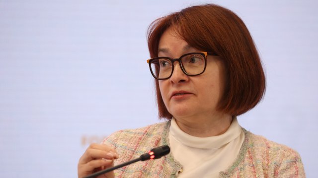 Председателят на Руската централна банка Елвира Набиулина. Снимка: Bloomberg LP
