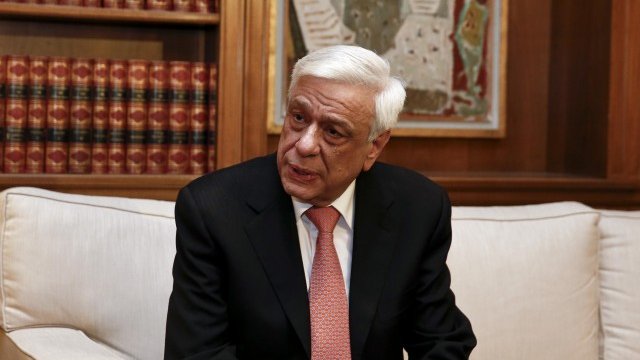 <p>
	Новият президент на Гърция&nbsp;Прокопис Павлопулос. <em>Снимка: Ройтерс</em></p>
