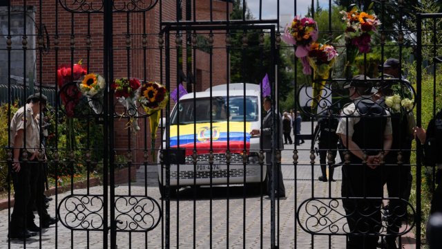 Днес в Еквадор е погребението на убития Фернандо Виявисенсио. Снимка: Misha Vallejo/Bloomberg