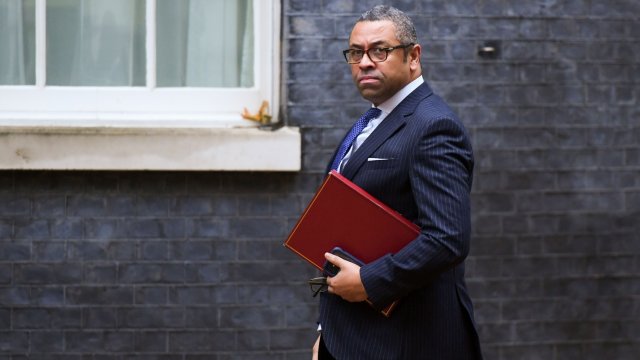 Британският външен министър Джеймс Клевърли. Снимка: Bloomberg L.P.