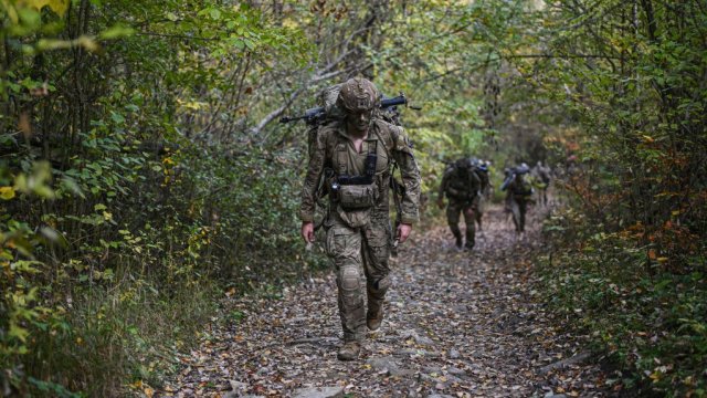 Кадър от учение на НАТО в Полша през 2022 г. Снимка: Getty