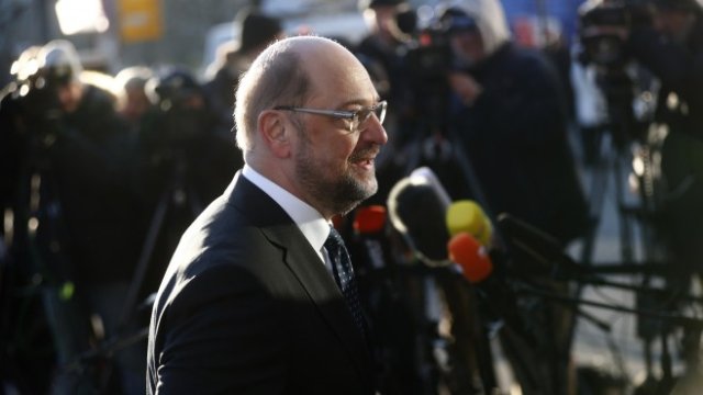 <p>
	Лидерът на ГСДП Мартин Шулц. <em>Снимка: Ройтерс</em></p>

