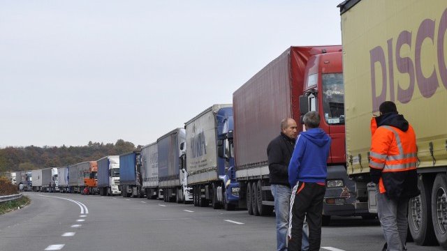 <p>
	ГКПП Капитан Андреево, 15 ноември. <em>Снимка: БТА</em></p>
