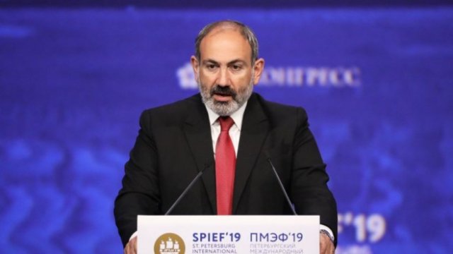 <p>
	Премиерът на Армения Никол Пашинян. <em>Снимка: Andrey Rudakov/Bloomberg</em></p>
