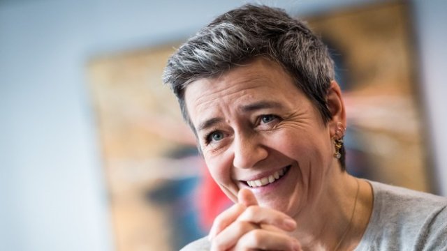 <p>
	Еврокомисарят по конкуренцията Маргрете Вестагер. <em>Снимка:&nbsp;Geert Vanden Wijngaert/Bloomberg</em></p>
