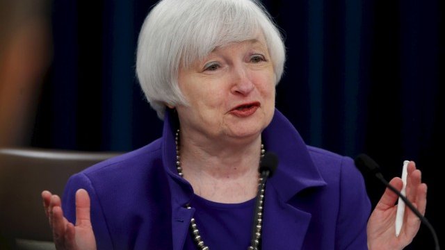 <p>
	Управителят на Фед Джанет Йелън. <em>Снимка: Ройтерс</em></p>
