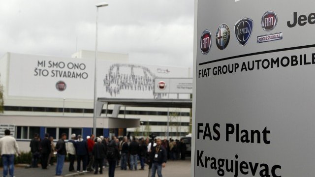 <p>
	Фабриката на&nbsp;Fiat в Крагуйевац, Сърбия.<em> Снимка: Ройтерс</em></p>
