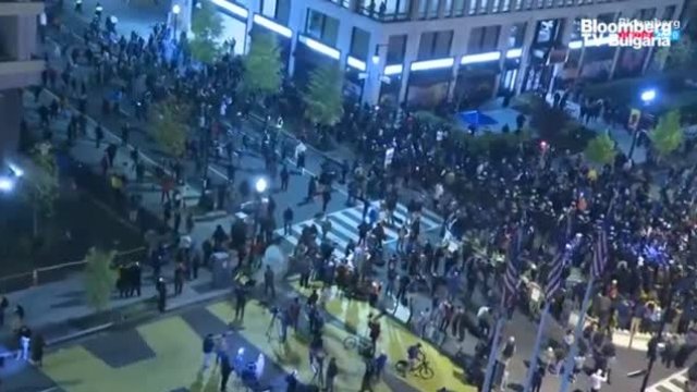 Вашингтон протестира в изборната нощ