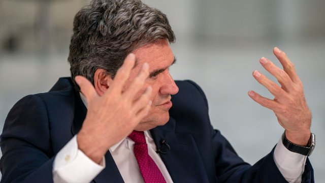 Председателят на испанската централна банка Хосе Луис Ескрива. Снимка: Bloomberg LP