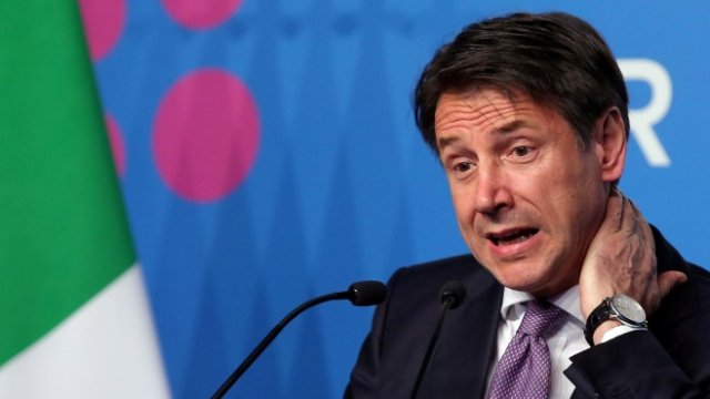 <p>
	Италианският премиер Джузепе Конте. <em>Снимка: Архив Ройтерс</em></p>
