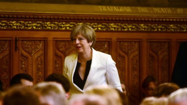 <p>
	Премиерът на Великобритания Тереза Мей. <em>Снимка: Архив Ройтерс</em></p>
