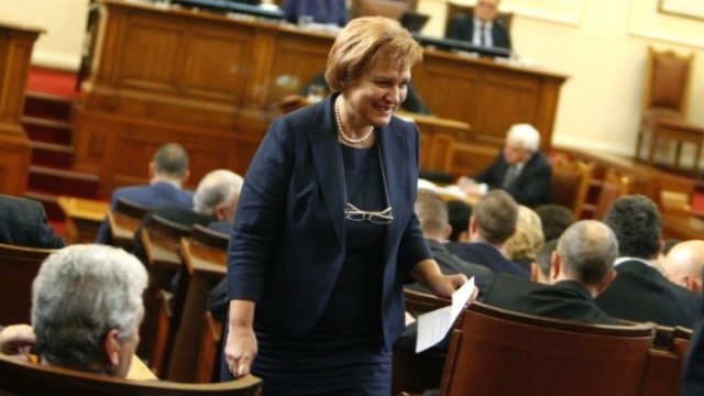 <p>
	Менда Стоянова. <em>Снимка: БТА</em></p>
