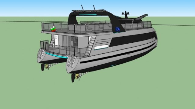 <p>
	<em>Бъдещият общински катамаран. Снимка: Община Бургас</em></p>
