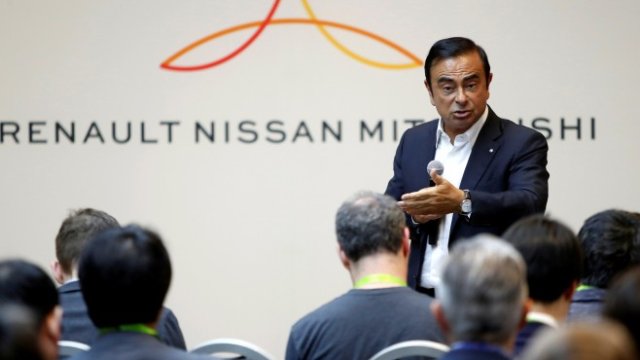 <p>
	Карлос Госн, председател и гл. изпълнителен директор на алианса Renault-Nissan-Mitsubishi<em>. Снимка: Ройтерс</em></p>
