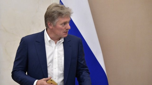 <p>
	Говорителят на Кремъл Дмитрий Песков. <em>Снимка: Ройтерс</em></p>
