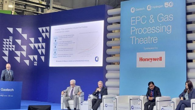  Gastech Hydrogen Exhibition &amp; Conference в Милано. Снимка: Главболгарстрой