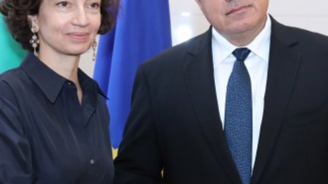 <p>
	Премиерът Бойко Борисов и генералният директор на ЮНЕСКО Одри Азуле.&nbsp;<em>Снимка: Министерски съвет</em></p>
