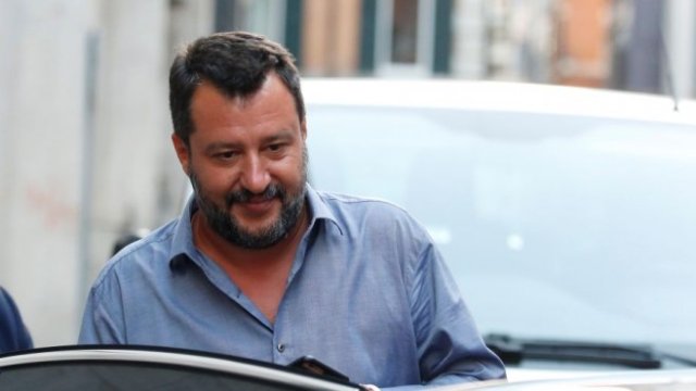 <p>
	Лидерът на &quot;Лига&quot; Матео Салвини. <em>Снимка: Ройтерс</em></p>
