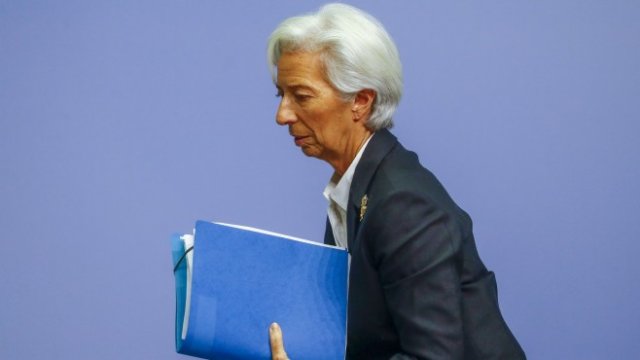 <p>
	Президентът на ЕЦБ&nbsp;Кристин Лагард. <em>Снимка: Bloomberg</em></p>
