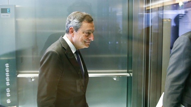 <p>
	Президентът на ЕЦБ Марио Драги. <em>Снимка: Ройтерс</em></p>
