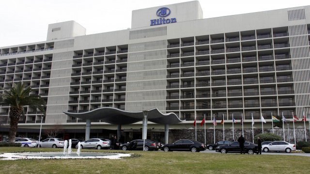 <p>
	Хотел на Hilton в Турция. <em>Снимка: Ройтерс</em></p>
